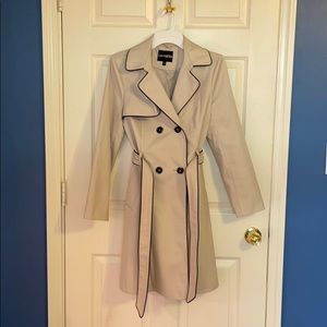 Express Tan and Black Top Coat